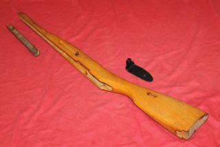 Wwii Russian Mosin Nagant M44 Carbine Wooden Stock With Hand Guard & Butt Plate.