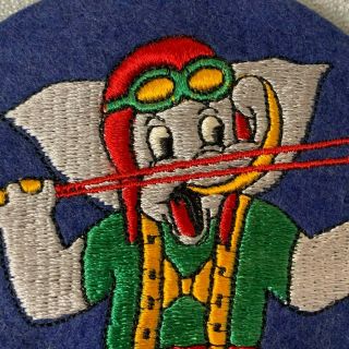 WWII/WW2 US AIR FORCE PATCH - 43RD TROOP CARRIER SQUADRON - DISNEY USAF 2