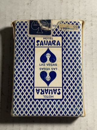 Sahara Casino Playing Cards Las Vegas Nevada