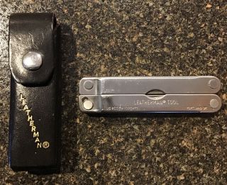 Vintage 1994 Leatherman Pocket Survival Tool (pst) - Multi - Tool - Pliers - Blade