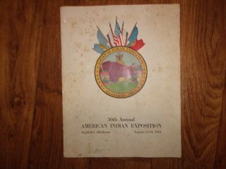 1961 30th Annual American Indian Exposition Program