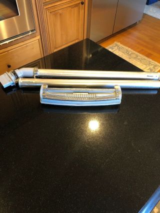 Vintage Electrolux Canister Flip Floor Rug Tool & 2 Metal Pipes Wand