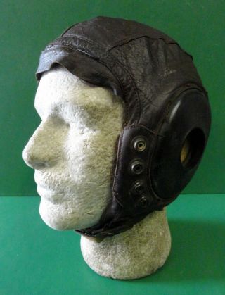 Army Air Forces Pilot’s Type A - 11 Leather Flying Helmet - Size Large