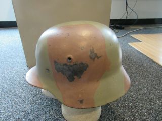 Wwii German M - 35 Helmet Shell Only Et 62 Marked On The Side And 3086 Marked
