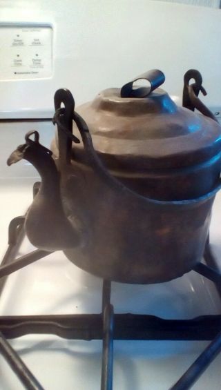 Antique Copper Tea Pot Kettle