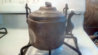 Antique Copper Tea Pot kettle 3