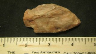 2.  1/2 " Mo Burkett Knife Point Arrowhead Authentic Native Indian Artifact