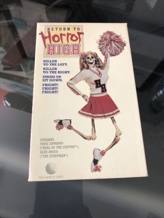 Return To Horror High Beta Tape Not Vhs 1987 Vintage Rare Horror Halloween Movie