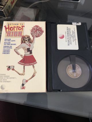 Return to Horror High Beta Tape Not VHS 1987 VINTAGE RARE HORROR Halloween Movie 3