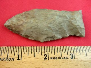 Indian Artifact 3 1/4 inch Tennessee Beaver Lake Point Indian Arrowheads 2