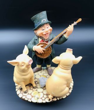 Declan’s Finnians Blarney Stone Irish Leprechaun Figurine - The Three Tenors Pigs