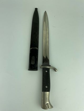 Wwii German K98 Parade Dress Bayonet Knife Dagger W/ Scabbard