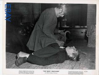 Boris Karloff Bela Lugosi The Body Snatcher Vintage Photo