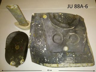 Items From The Crash Site Of Luftwaffe Aircraft - Ju88 A - 6,  Luftwaffe Relics
