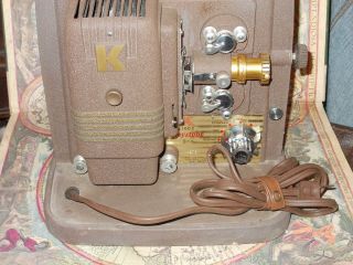 Vintage Keystone K100 Movie 8mm Film Reel Projector USA 2