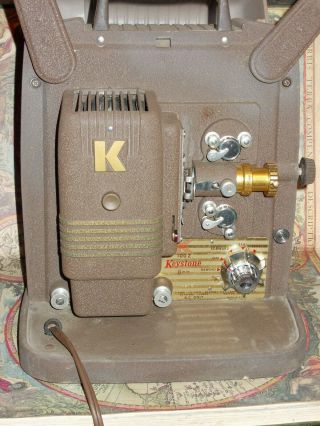Vintage Keystone K100 Movie 8mm Film Reel Projector USA 3