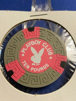 Playboy Club Casino,  London England $10 Pound Casino Chip