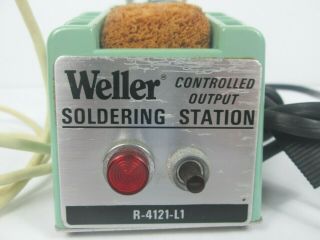 vintage Weller Soldering Station R - 4121 - L1 with TCP - I Weller Iron 2