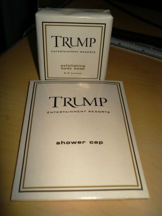 Trump Shower Cap,  Soap - Atlantic City,  Trump Entertainment Resort
