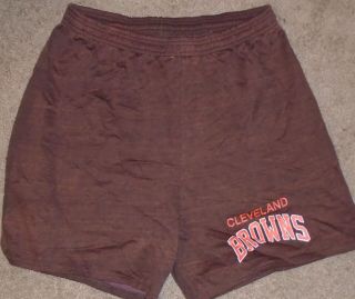 Vintage Cleveland Browns Nfl Eric Metcalf Game Team Issued Russell Shorts