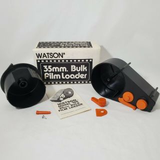 Vintage Watson Model 100 Bulk 35mm Film Loader Box Color Black & White 2