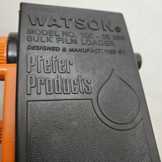 Vintage Watson Model 100 Bulk 35mm Film Loader Box Color Black & White 3