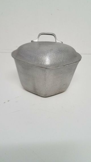 Vintage Cast Aluminum Cooker Silver Seal