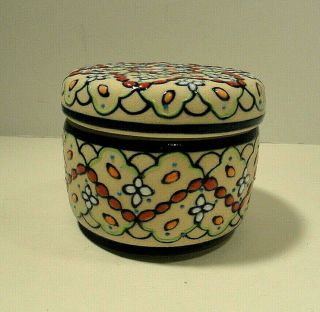 Servin Mexico Art Pottery Trinket Box