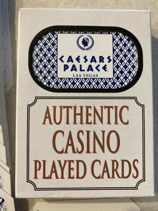Las Vegas Nevada CAESARS PALACE Authentic Casino Playing Cards 2 Decks 2