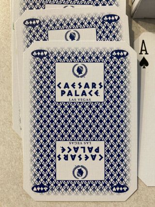 Las Vegas Nevada CAESARS PALACE Authentic Casino Playing Cards 2 Decks 3