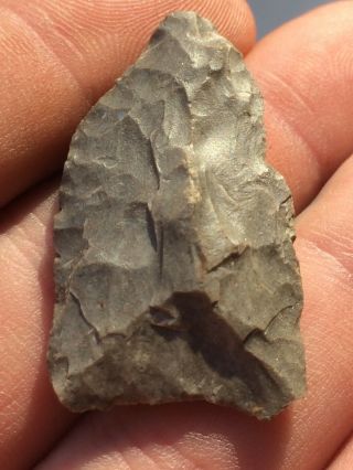 1 1/2” Authentic Clovis Arrowhead Artifact Paleo View Hq