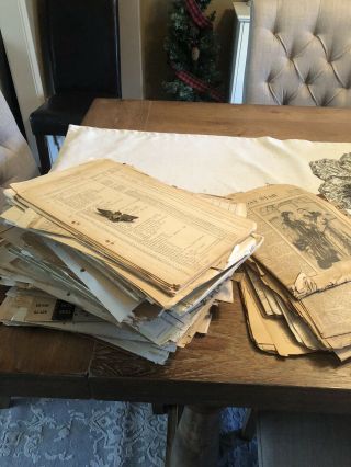Huge Grouping Of Navy Pilot Training And Records Pilot Wings Gold Wwii