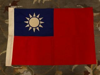 Ww2 Wwii China Chinese Old Nationalist Republic Flag Cbi Japan Us