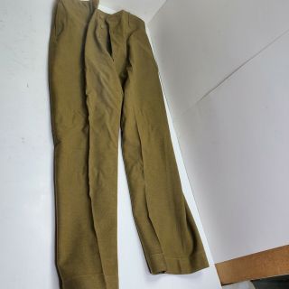 Ww2 Us Army Button Fly Wool Pants/trousers Size 36x33 1937 Pattern