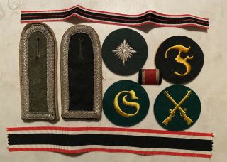 Wwii Ww2 Wehrmacht Military German Army Heer Uniform Insignia Patches Ribbons