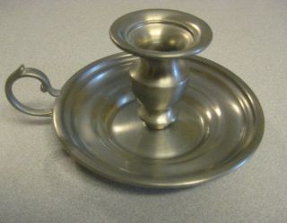 Web Pewter Candle Holder / Carrier 1163 About 5 - 1/4 Wide By 3 " High