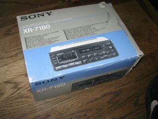 Vintage Sony Xr - 7180 Car Stereo Pull Out No Sleeve