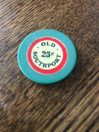 . 25 Old Southport Club Metairie La.  Illegal Gambling Poker Chip