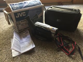 Vintage Jvc Compact Vhs Camcorder Gr - Sxm250u With Case Not