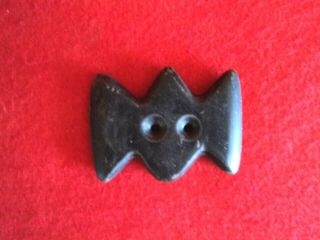 Stone Black Bat Wing Gorget