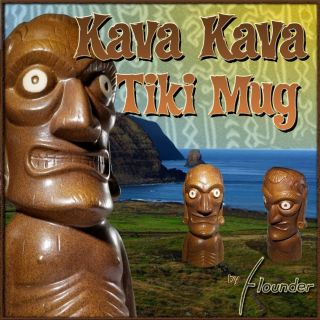Kava Kava Tiki Mug Designed By Flounder Made By Tiki Farm -