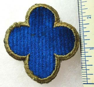 88th Infantry Division Shoulder Patch - - Blue Devils - - Od Border