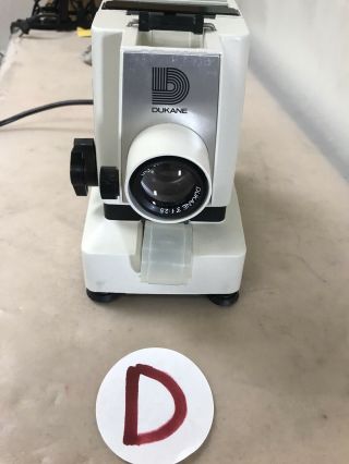 Dukane 300 Model 28A33A Vintage Film Strip Presentation Projector 2