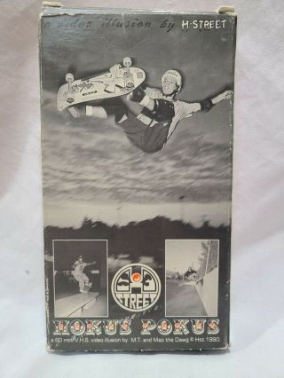 Hokus Pokus a Video Illusion by H - Street VHS Vintage Skateboards 3