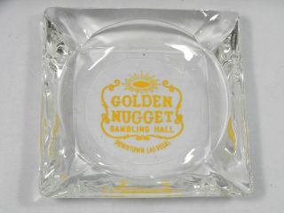 Golden Nugget Gambling Hall Casino Las Vegas Vintage,  Downtown,  Clear & Yellow