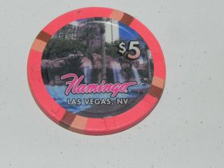 Flamingo Hotel & Casino $5 Chip Las Vegas,  Nv