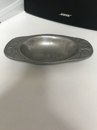 Vintage Pewter (made In Mexico) Small Serving Dish Plate (bx7)