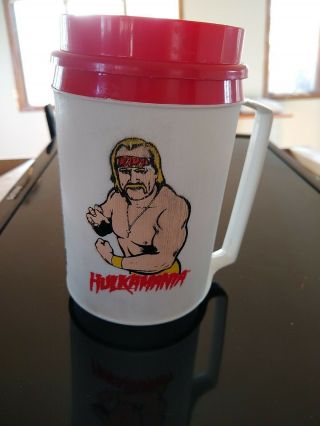 Vintage 1988 Aladdin Hulk Hogan Hulkamania Insulated Mug Rare