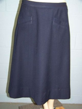Large Wwii U.  S.  Navy Wave Waves Womans Female Ladys Skirt