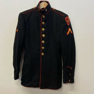 1940’s Wwii Usmc Us Marine Corps Dress Blues Jacket Coat Sz 38 1950’s